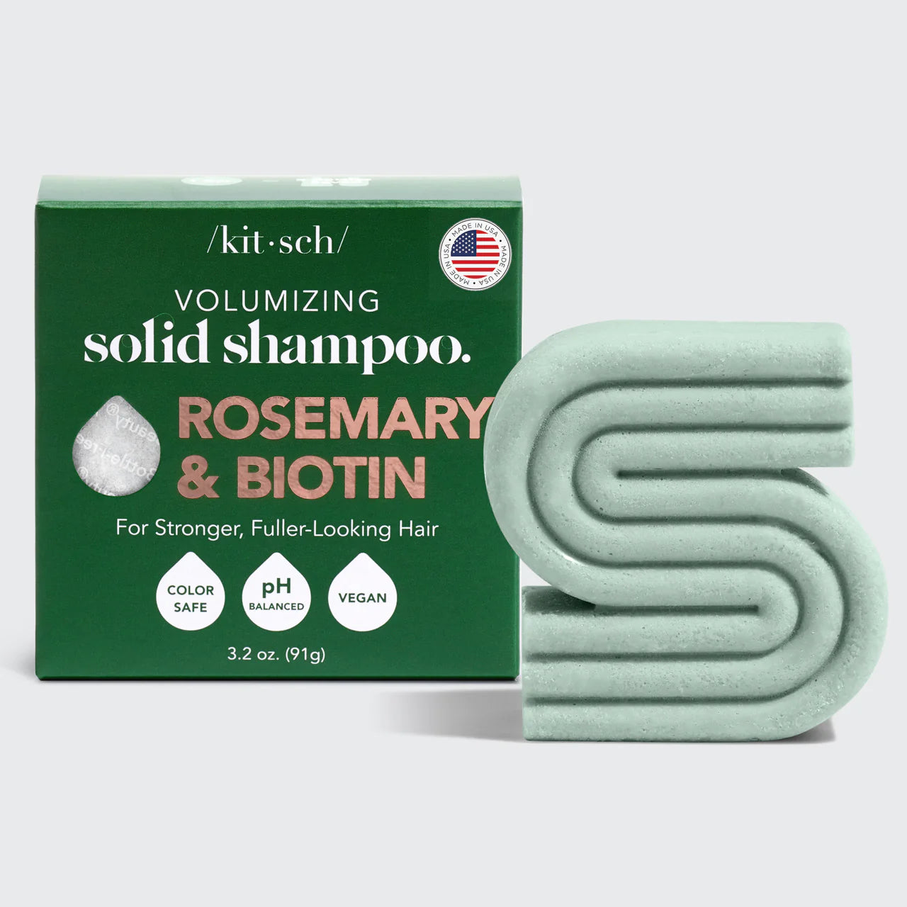 Kitsch Rosemary & Biotin Volumizing Solid Shampoo 3.2 oz. (91g)