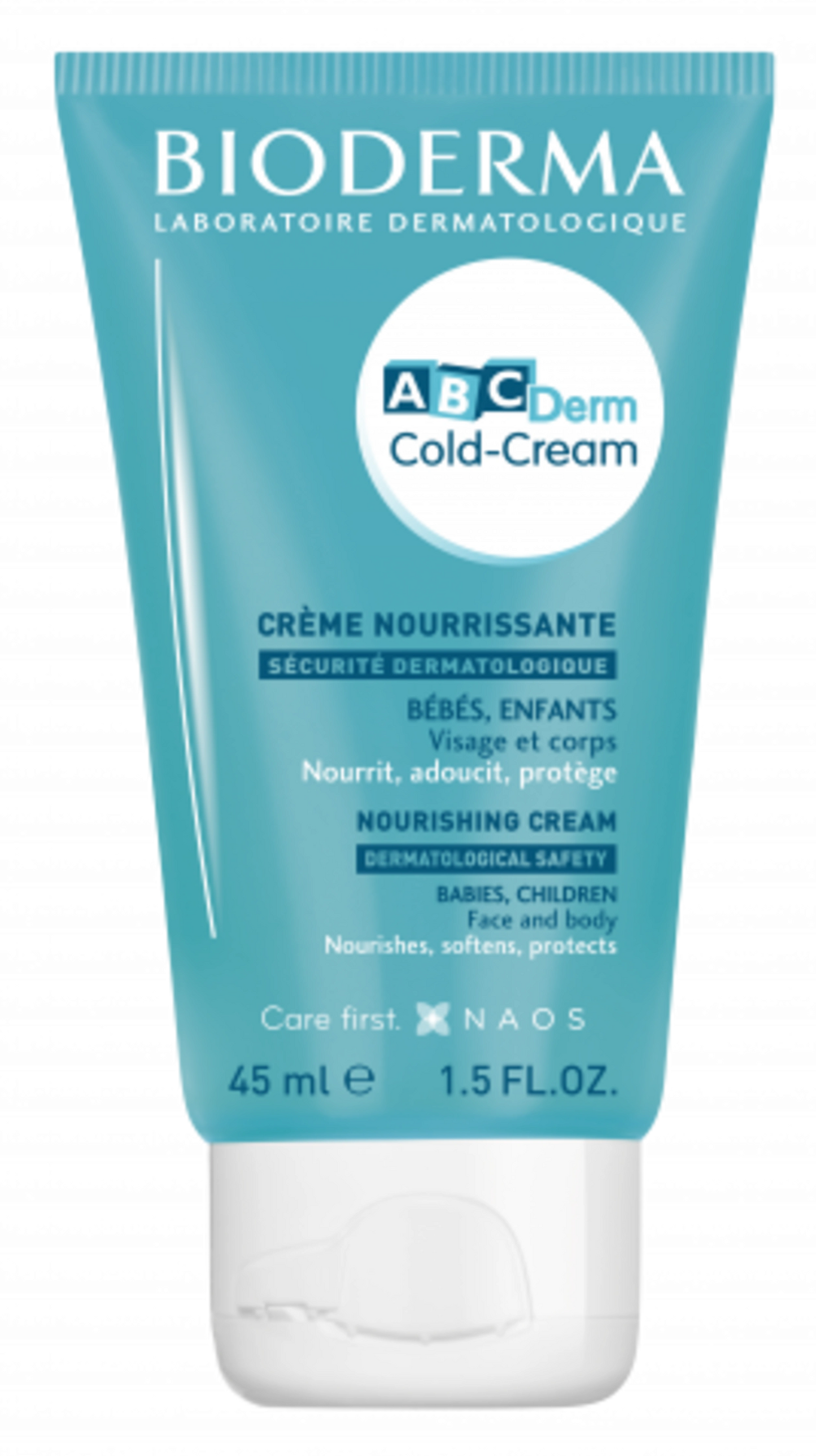BIODERMA ABCDerm Cold-Cream Face & Body 1.5 Fl.Oz.