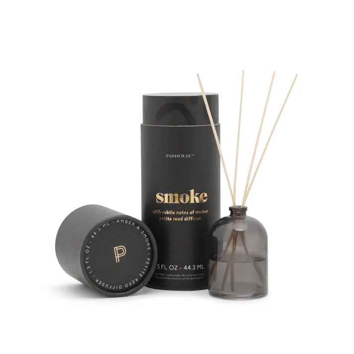 Paddy Wax Petite Reed Diffuser - Smoke