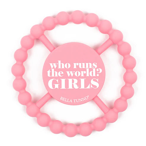 Bella Tunno Who Runs the World Happy Teether 1pc